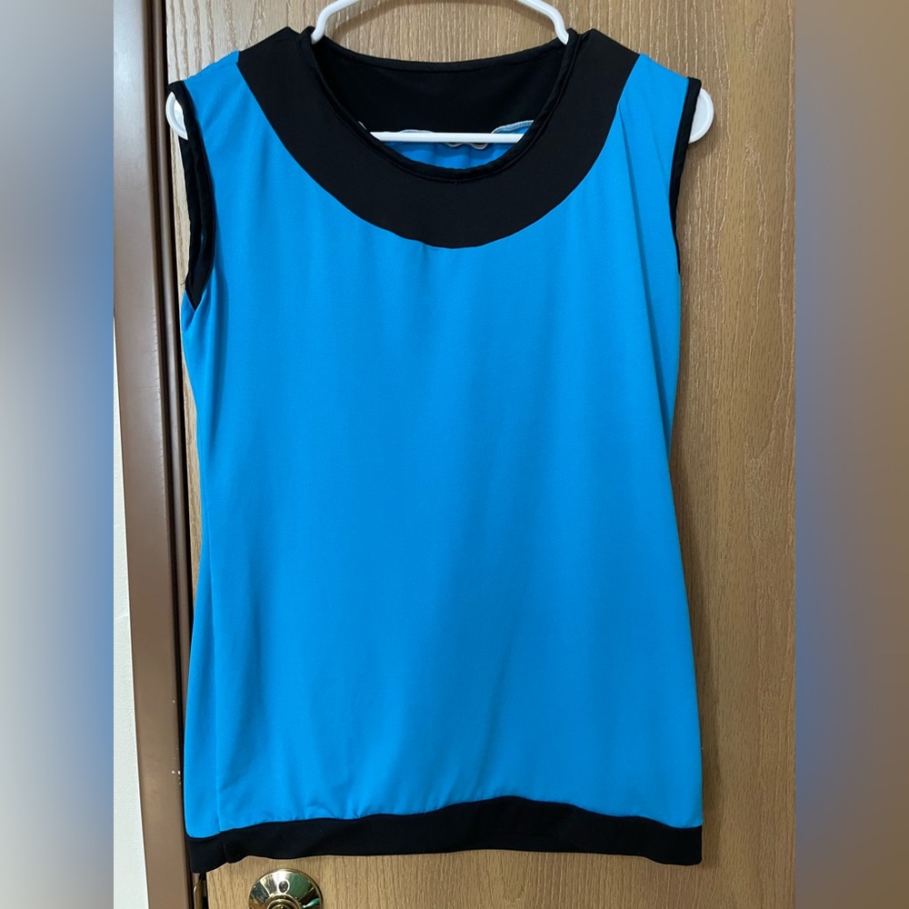 Blue Stretchy Tank